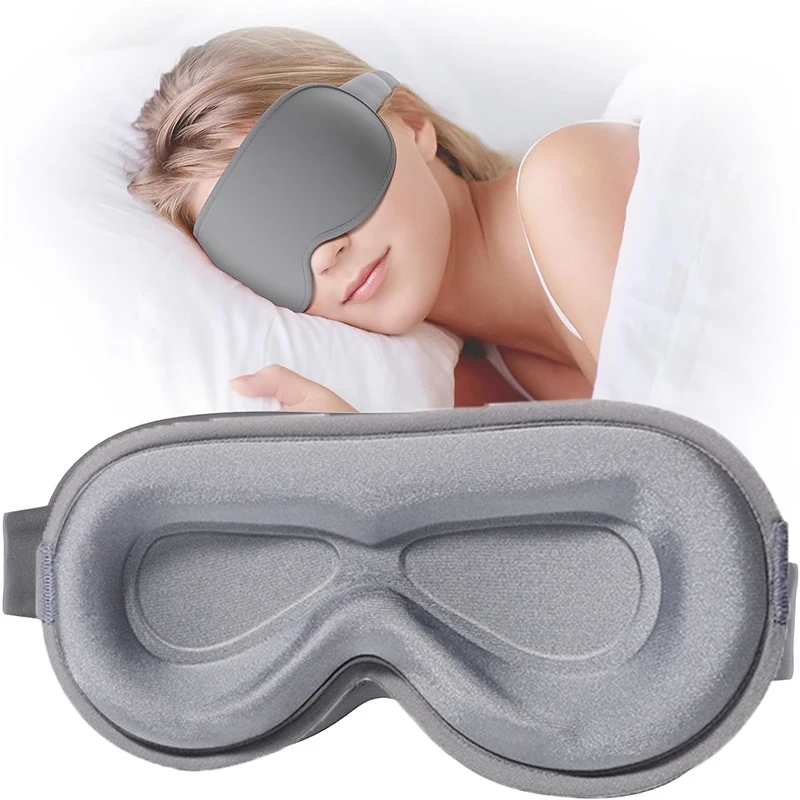 

3D Sleeping Mask Slaapmasker Night Sleep Patch Portable Eyemask Pad Sleeping Mask Eyepatch Blindfold Light Travel Nap Eye Mask