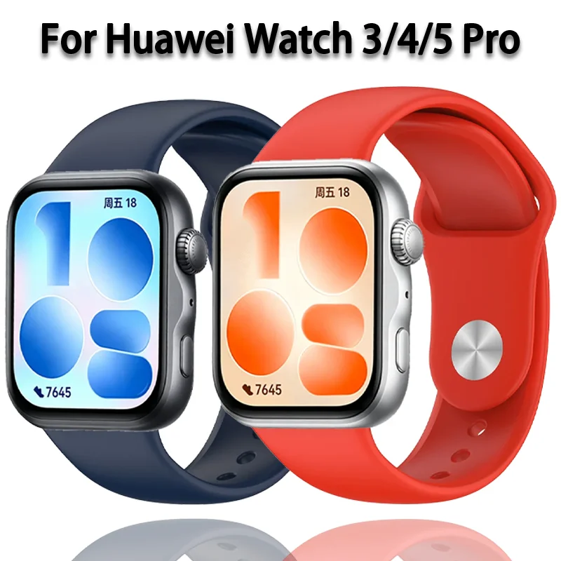 Sport-Silikonarmband für Huawei Watch Fit 5 Pro, bequemes Armband für Huawei Watch Fit4Pro/Fit3 Correa Zubehör