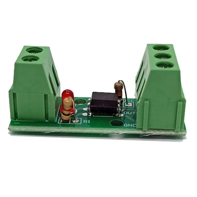 Módulo de aislamiento optoacoplador de vía de ABJF-1 PC817 3V-5V soporte de riel aislador fotoeléctrico Placa de Motor de accionamiento PLC 10 Uds
