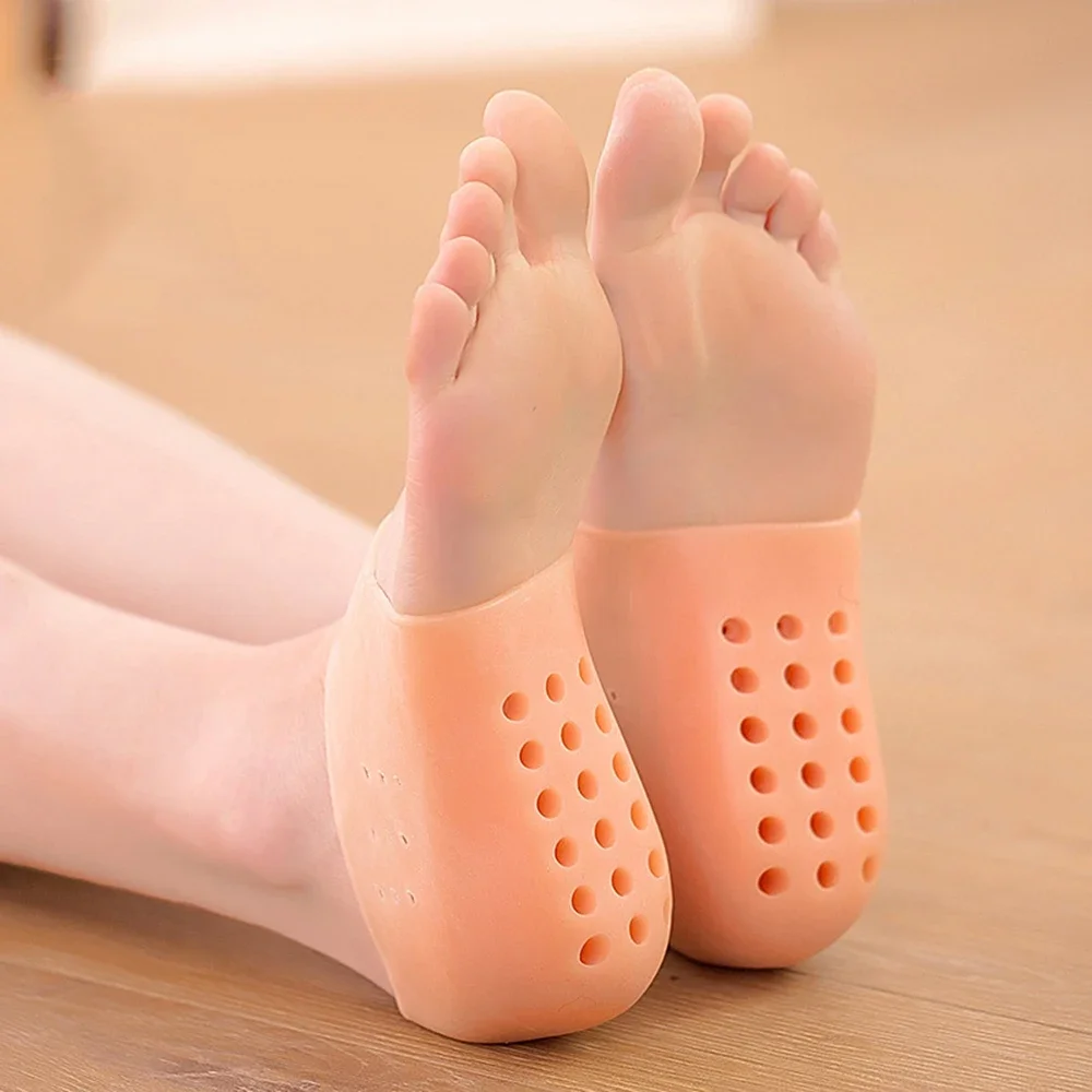 Silikon Unsichtbare Innenhöhe Einlegesohlen Heben Erhöhen Socken Outdoor Fuß Schutz Pad Männer Frauen Ferse Kissen Versteckte Einlegesohle – Detail 12