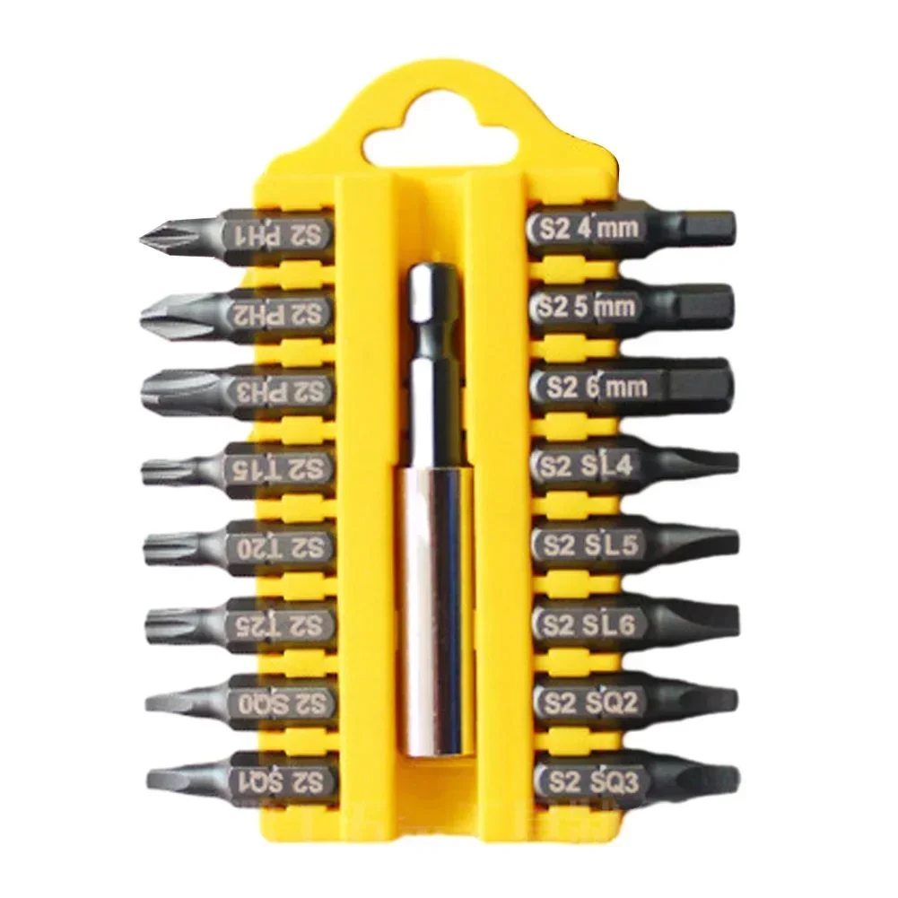 17pcs Screwdriver Bits Set Security Tamper Proof Torx Hex Star Bit Screwdriver Bit Magnetic Holder Screw Driver Bits Repair Tool