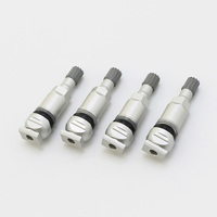 4pcs TPMS Valves for Jeep Chrysler Aluminum Alloy Tubeless Tire Valve for Benz Tyre Pressure Monitoring System Sensor Repair Kit