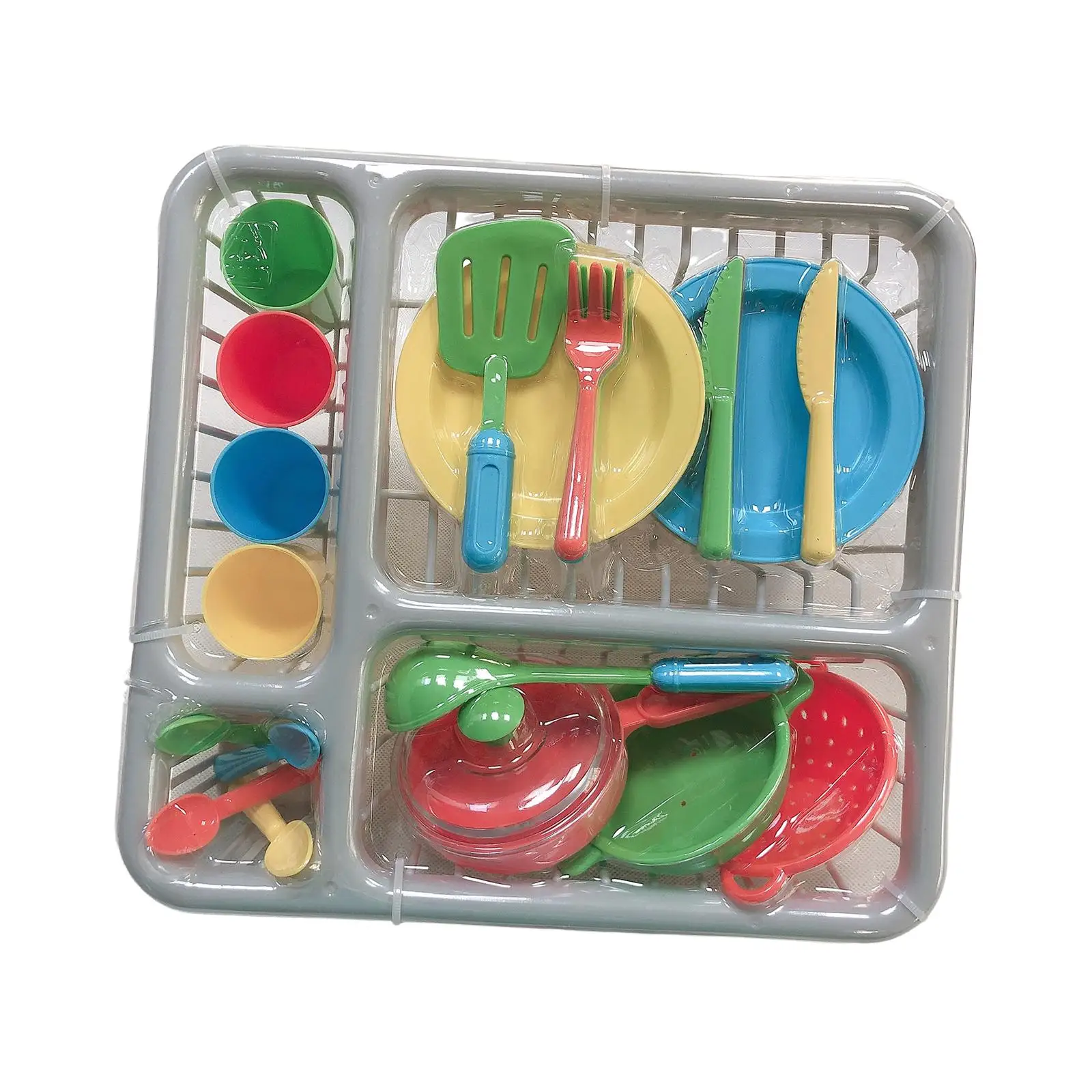 Assiettes et plats jouets pour enfants, ensemble de jeu de cuisine, jouets de cuisine réalistes, 28 pièces