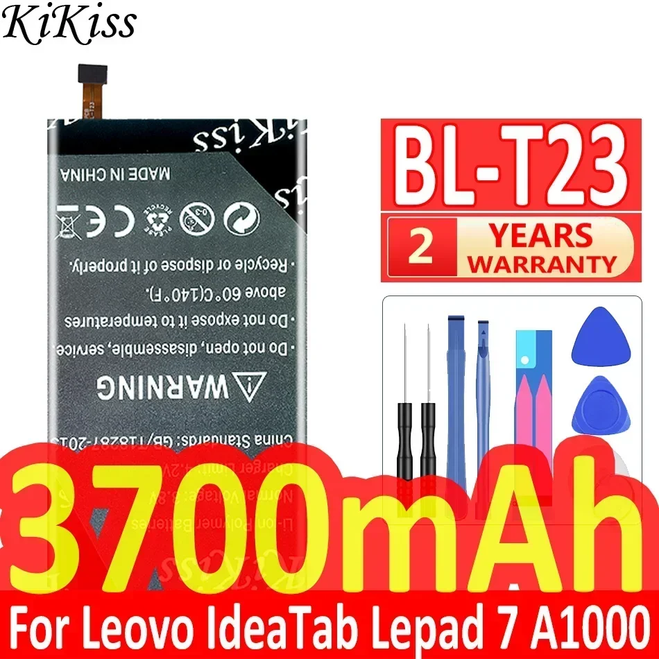 KiKiss 3700mAh BL-T23 Replacement Battery For LG X Cam X-Cam XCam K580 K580Y F690 K580DS BL T23 + Free Tools