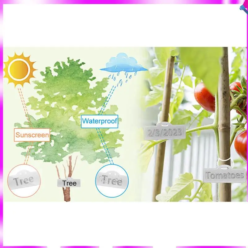 

N96R Metal Plant Labels, Metal Plant Tags, Tree Tags, Metal Plant Tags For Outdoor Garden Waterproof Metal Tags Durable