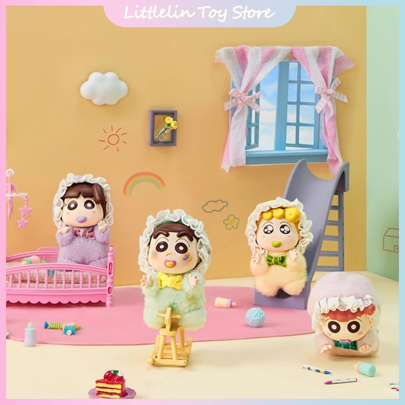 

Новый карандаш Shin-Chan Baby Series, натуральная слепая коробка, милый кулон, модные игрушки, кукла, орнамент, загадочная коробка, подарок-сюрприз на день рождения