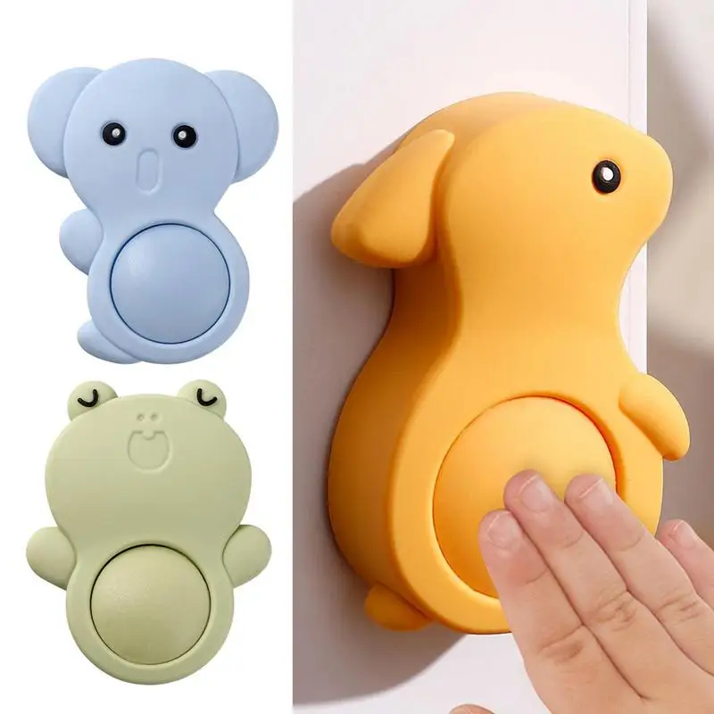 Baby Children Hand Pinch Safety Guard fermaporta Cartoon Animal PVC Door Stop 360 ° girevole Child Lock Finger Protector