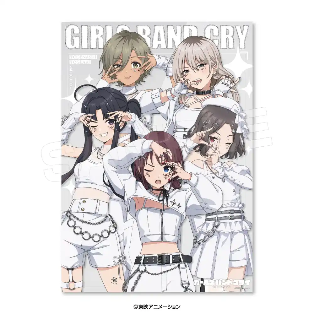 HOT Anime GIRLS BAND CRY Nina Iseri Momoka Kawaragi Subaru Awa Satoshi Ebizuka Acrylic figure stand keychain