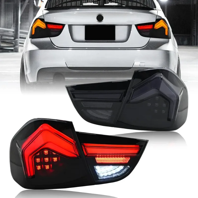 

For BMW 3 Series E90 LED Tail Lights 2009-2012 Rear Lamps Smoke Lens Left Right