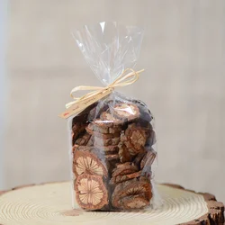 50g Natural Real Dried Wood Pieces Rustic Wreath Decoration Dried Flowers Aromatic Candles DIY Wedding Supplies Decoration