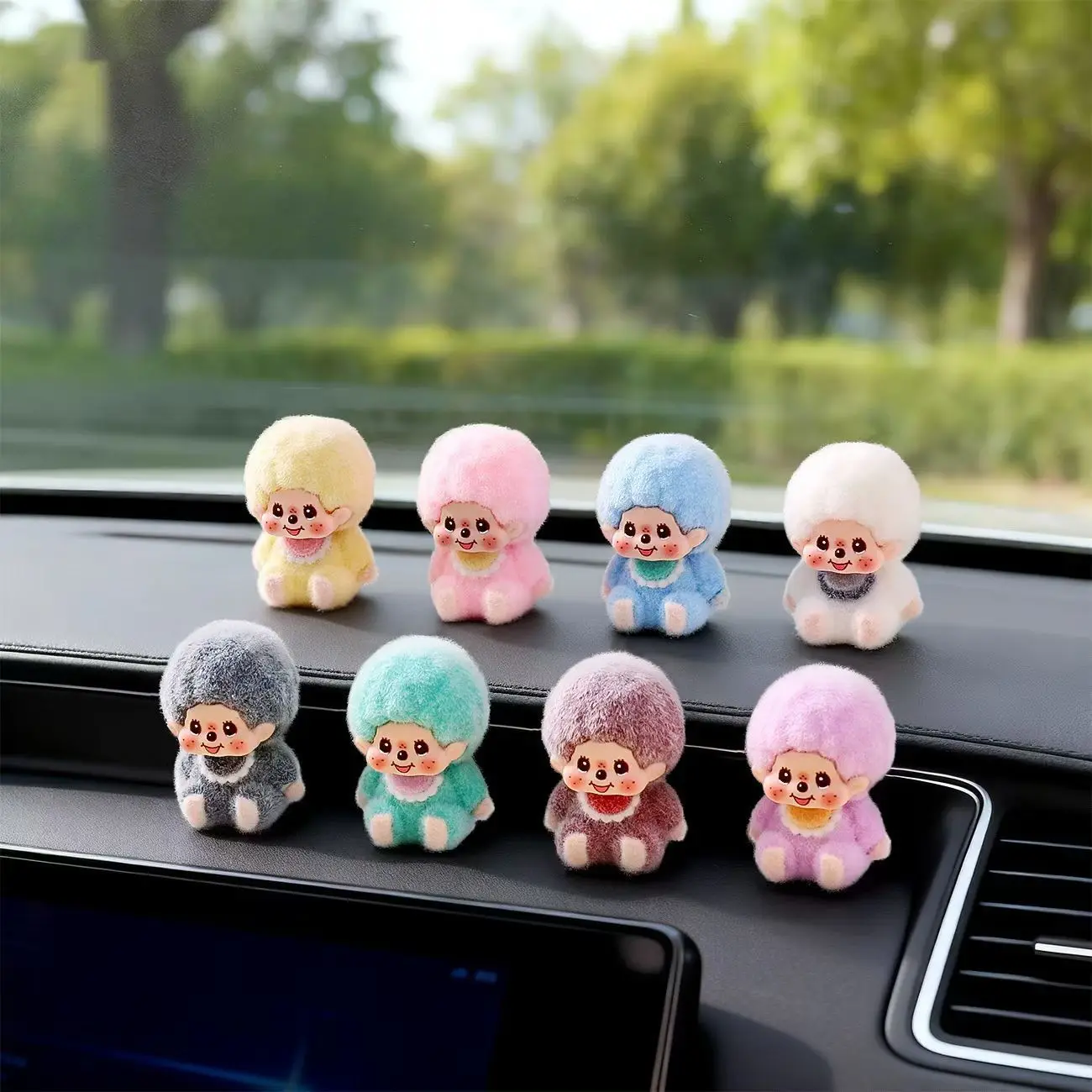 

New model Mercedes-Benz cute figurine DIY car decoration keychain, mobile phone chain, bag hanger, decorative item