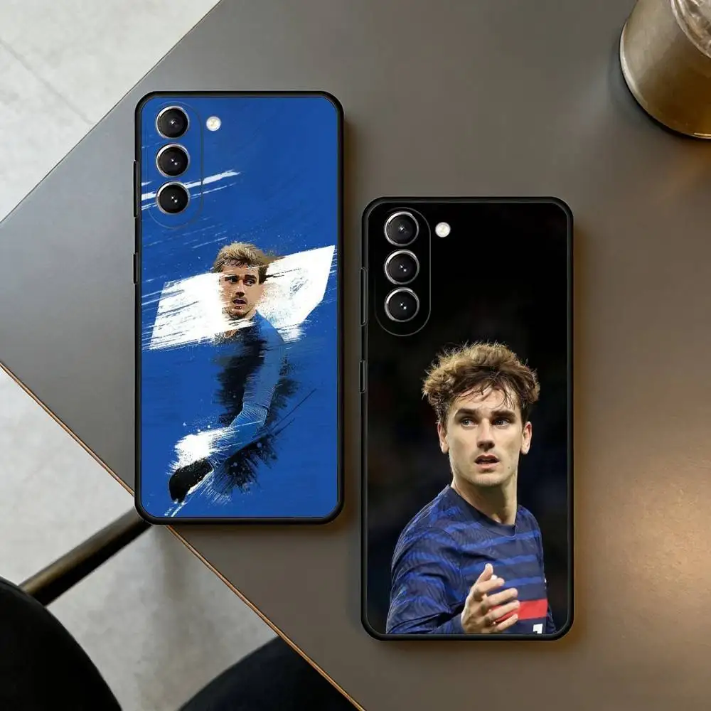 Antoine-E G-Griezmann Football  Phone Case Black Silicone Soft For Samsung S26,S25,S24,S23,S22,S21,S30,Ultra,Plus,Fe,Lite