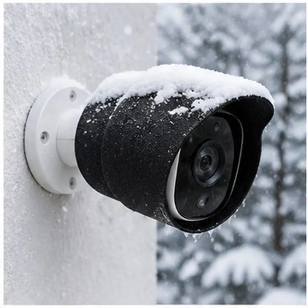 Camera Rain Cover Silicone Protective Case Long-Lasting Weatherproof Housing Shell for Nest Outdoor Security Camera Protective