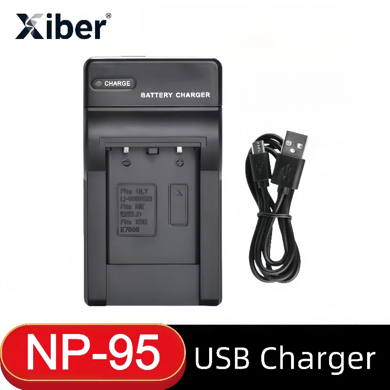 Xiber NP-95 NP 95 NP95 Bateria Carregador USB Para FUJIFILM F30 F31 F30fd F31fd 3D W1 X100T X100S X100 X-S1 3DW1