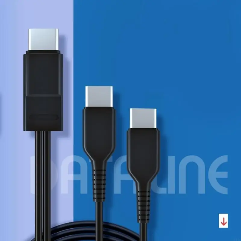 34YA Universal Compatibility Type-C Charging Cable Dual-headed Male to Male Wire Line