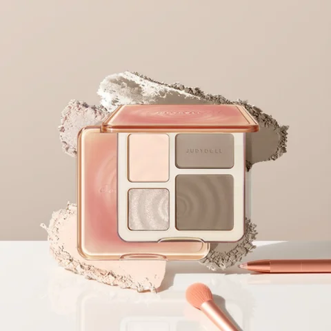 Judydoll Facial Highlighter Makeup Palette Face Matte Shadow Lasting Glow Brighten Contour Shimmer  Powder 3D Nose Cosmetics