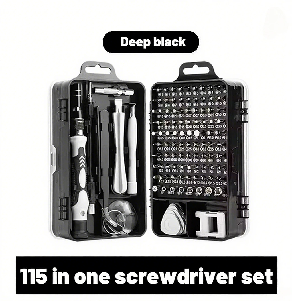 

115 In 1 Screwdriver Set Mini Precision Multi Computer PC Mobile Phone Device Repair INSULATED 115 in 1