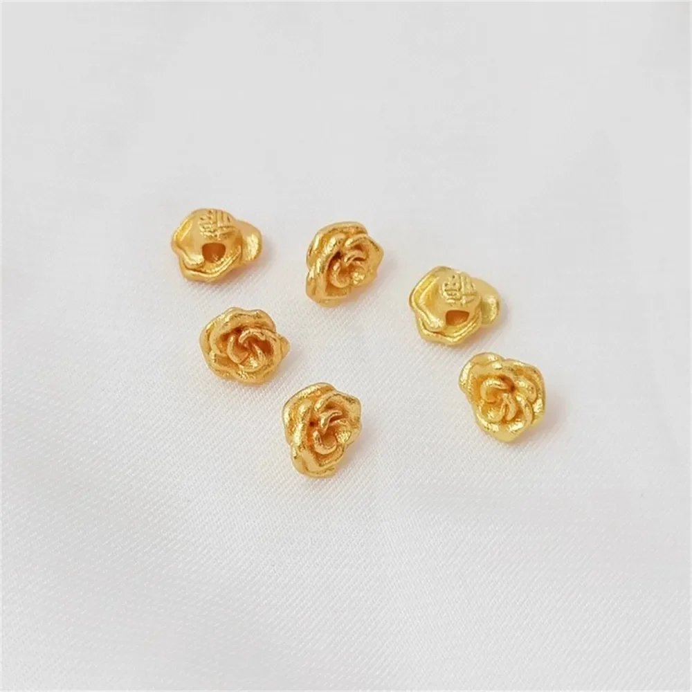 الرمال الذهب النفط يقطر الكرة المجوفة الصحن الطائر اللؤلؤ البرسيمون الميمون سحابة زهرة قوس قزح وقلادة على شكل فراشة الإكسسوار #5