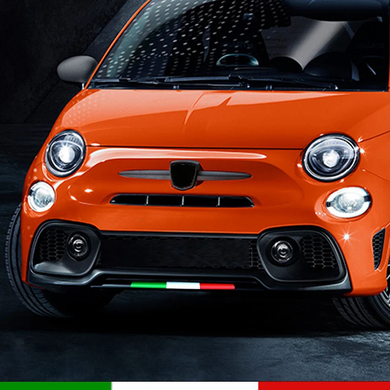 Car Front Bumper Vinyl Sticker Decal Stripes For Fiat 500 Abarth Sport 595 695