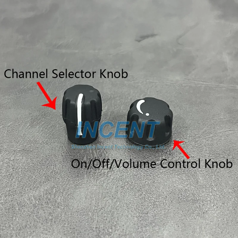 

VOIONAIR 2pairs Volume Cap Channel Switch Knob For Motorola DGP6150 DGP8050 P8200 P8268 XBR6300 XPR635 Walkie Talkie accessories