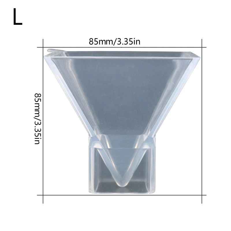 Pyramid Silicone Mold Dried Flower Ornament Resin Diy Crafts Home Decorations Drop Shipping