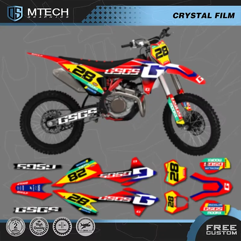 

DSMTECH Custom Graphics Decals Stickers Kits for Gasgas Gas Gas EC MC 150 200 250 300 350 400 450 2021 2022 2023 007