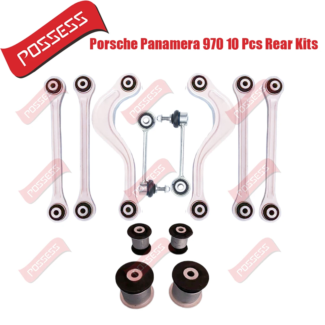 Rear Suspension Control Arm Stabilizer Link Kits For Porsche Panamera 970 3.0 3.6 4.8 GTS 2009-2016 97033104300 97033104700