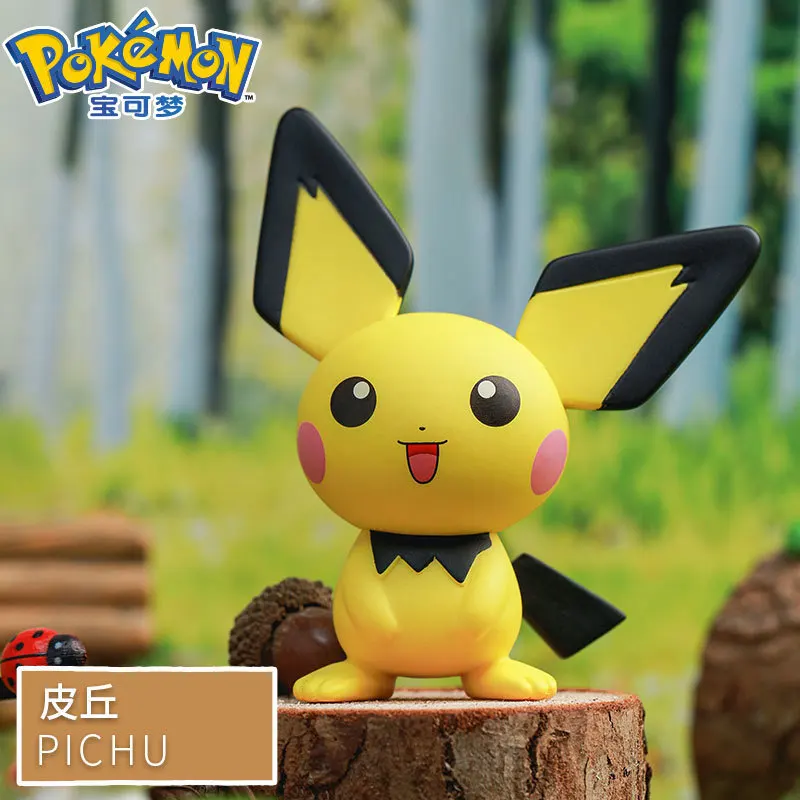 Caja ciega de figura Kawaii de Pokémon Pikachu, 6cm, Anime Rai Pichu, juguetes para niños, decoraciones para habitación, regalo de cumpleaños y Navidad, nuevo