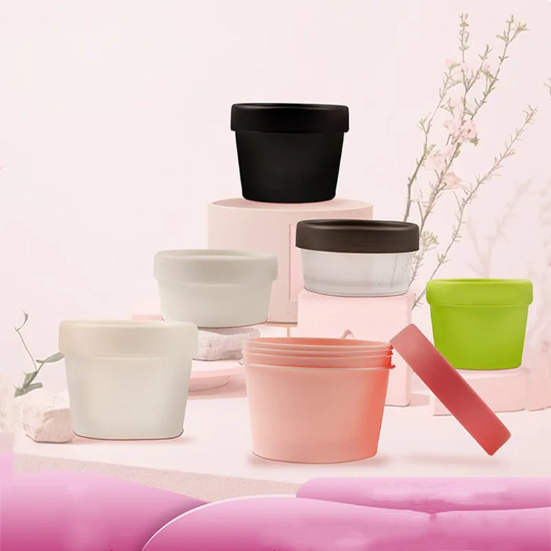 

10/30/50pcs 50/100g Plastic Jar Bucket Mask Jar/Cream Jar/ Body Lotion Dispenser Empty Cosmetic Containers Makeup Box