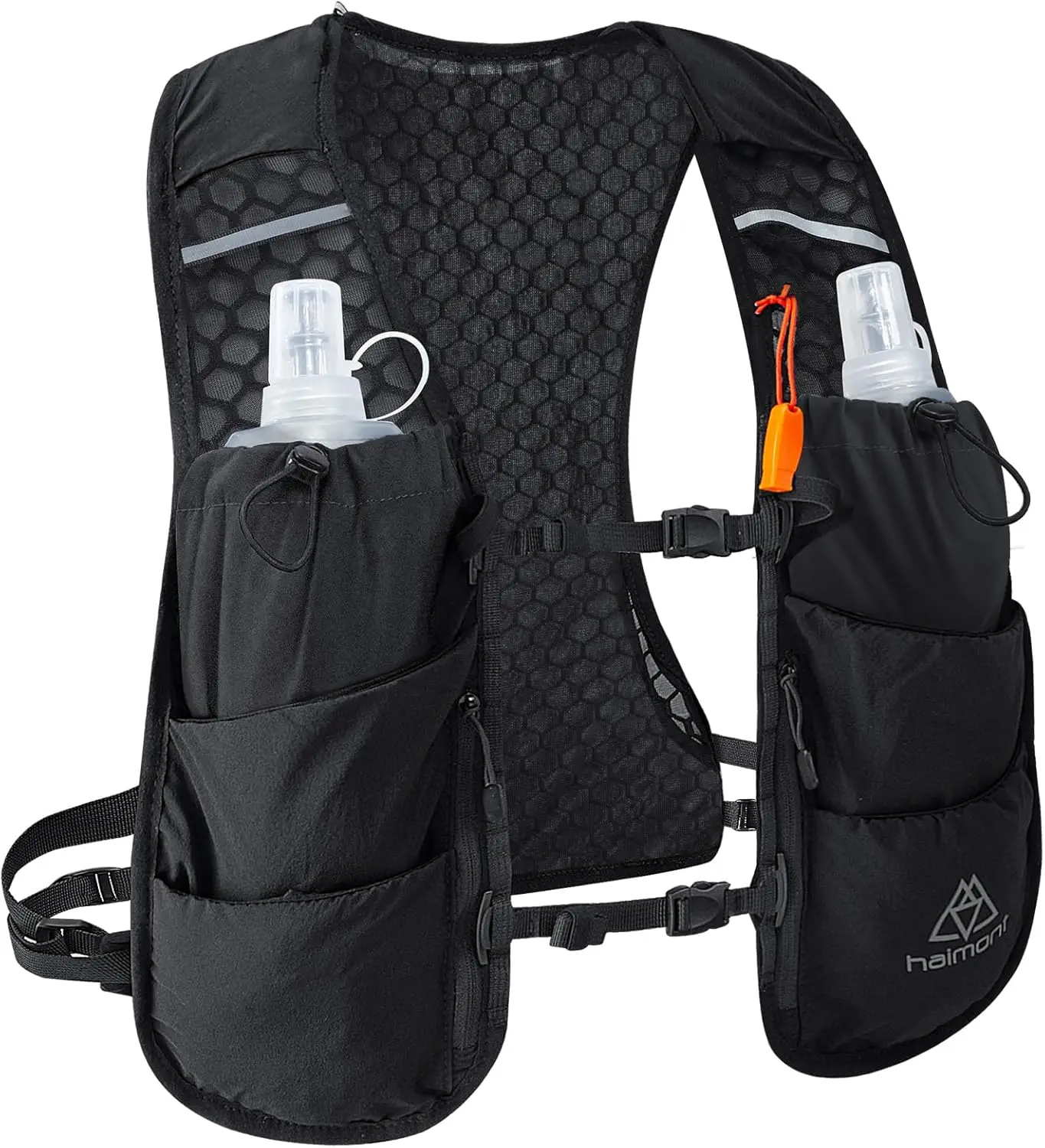 

5L Lightweight Running Hydration Vest for Men Women, Trail Running Vest Pack with Soft Flasks