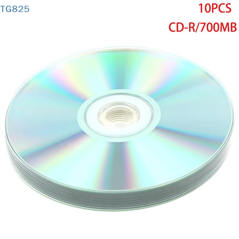 【AN】10Pcs 3724/3725 CD-R Blank Discs Recordable Compact Disc 700MB/80min/52x CD-R BLANK Discs 4.7GB/120min/16x