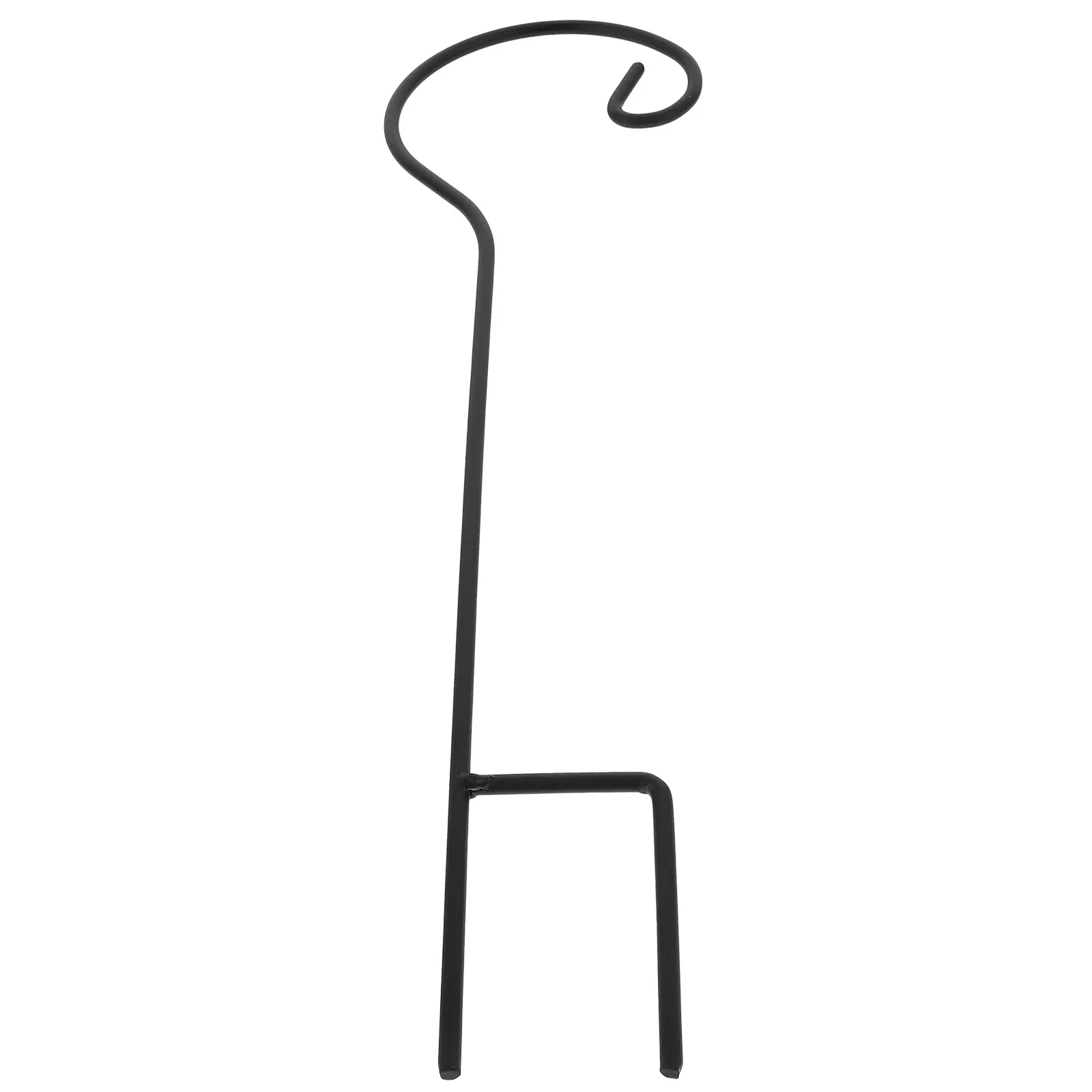 

3 Pcs Wrought Iron Hooks 6x42cm Multi-purpose Garden Decor Shepherd Hooks Outdoor Yard Heavy Duty Hook Planter Hanger