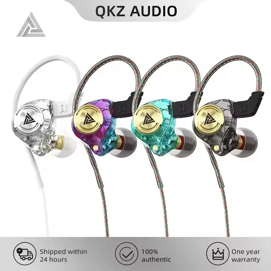 جديد QKZ 15D ديناميكية الصوت المحيطي باس سماعات ياربود 3.5 مللي متر AUX داخل الأذن رصد سماعات HIFI إلغاء الضوضاء الرياضة سماعة #1