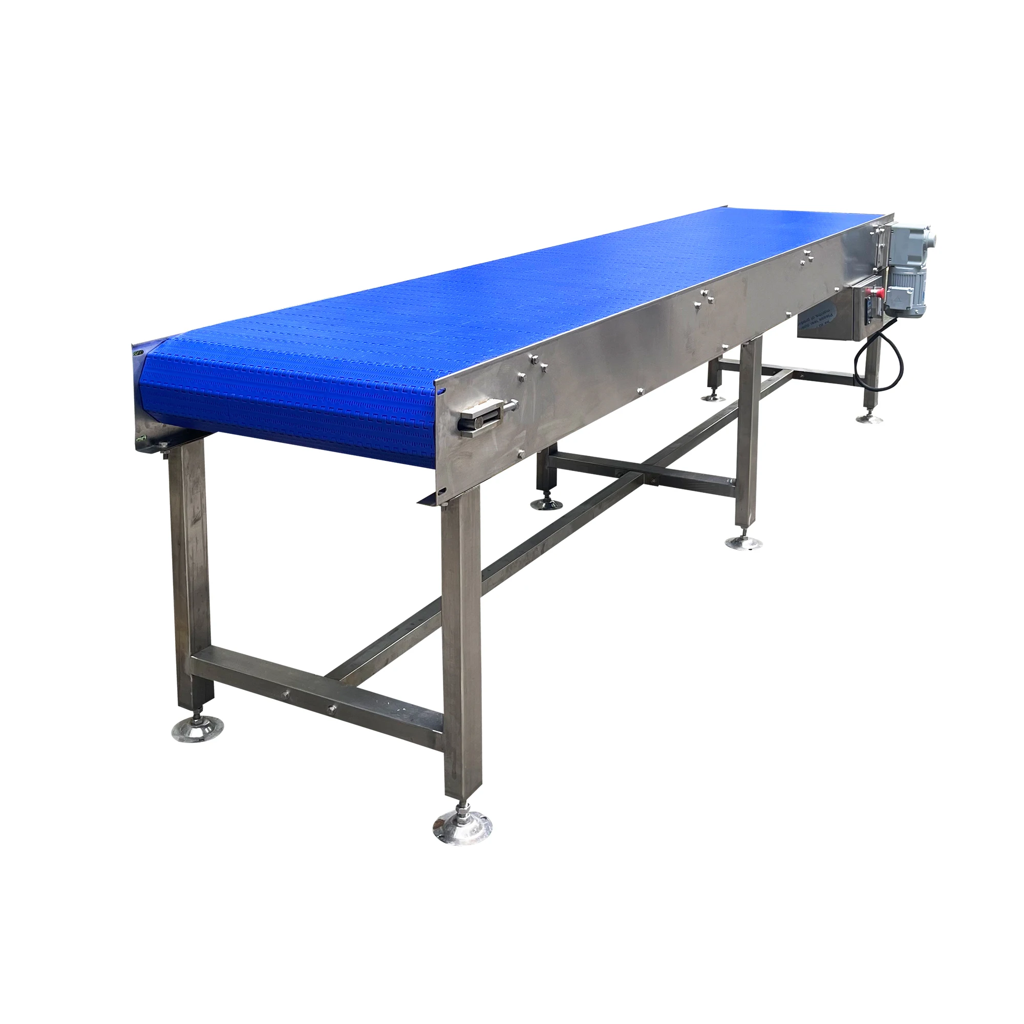 

Modular Belt Conveyor for Food Industry Manufactured Conveyor Manufacturer for Restaurants Manufacturing Plants Durable Rubber