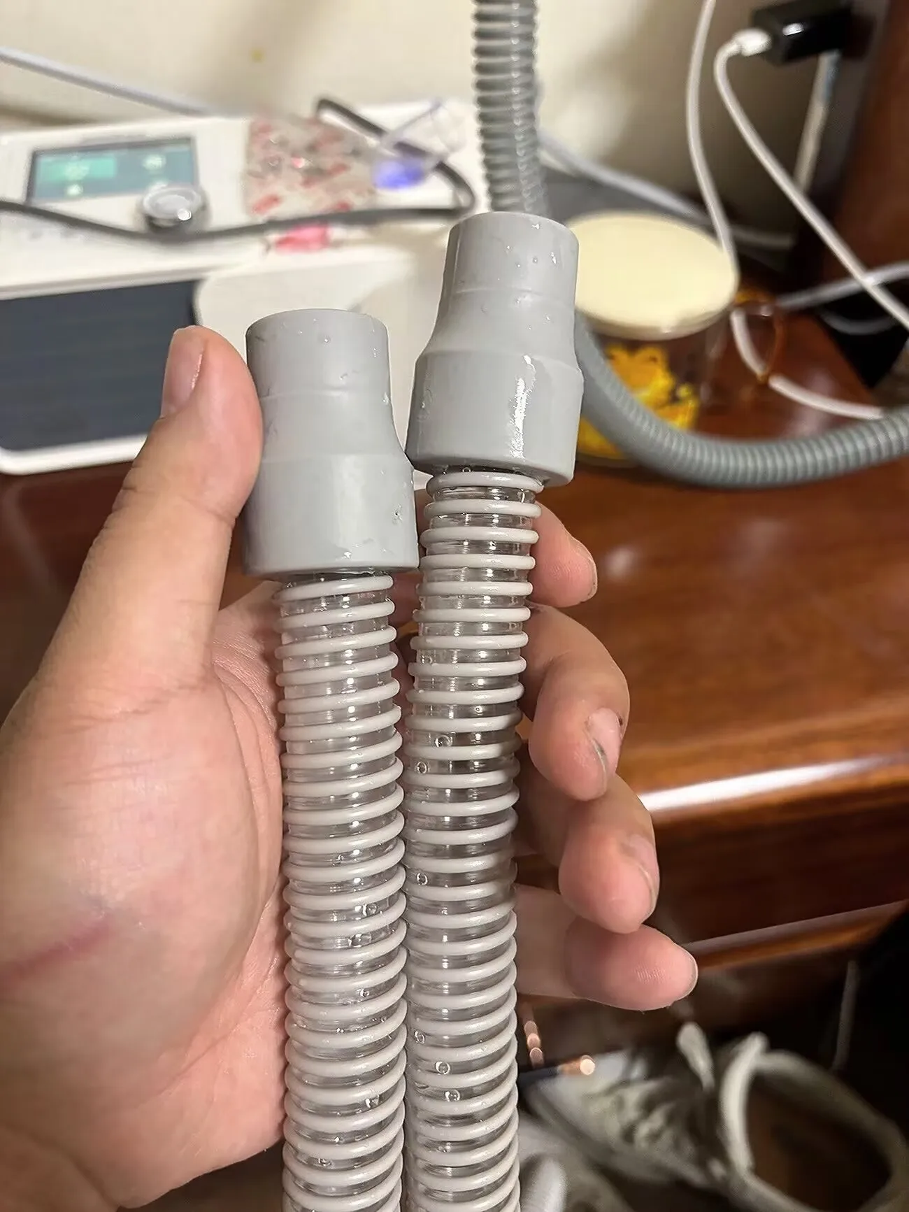 

High Quality CPAP Pipeline Ventilator Accessories 120cm Tubing Humidifier Threaded Pipe