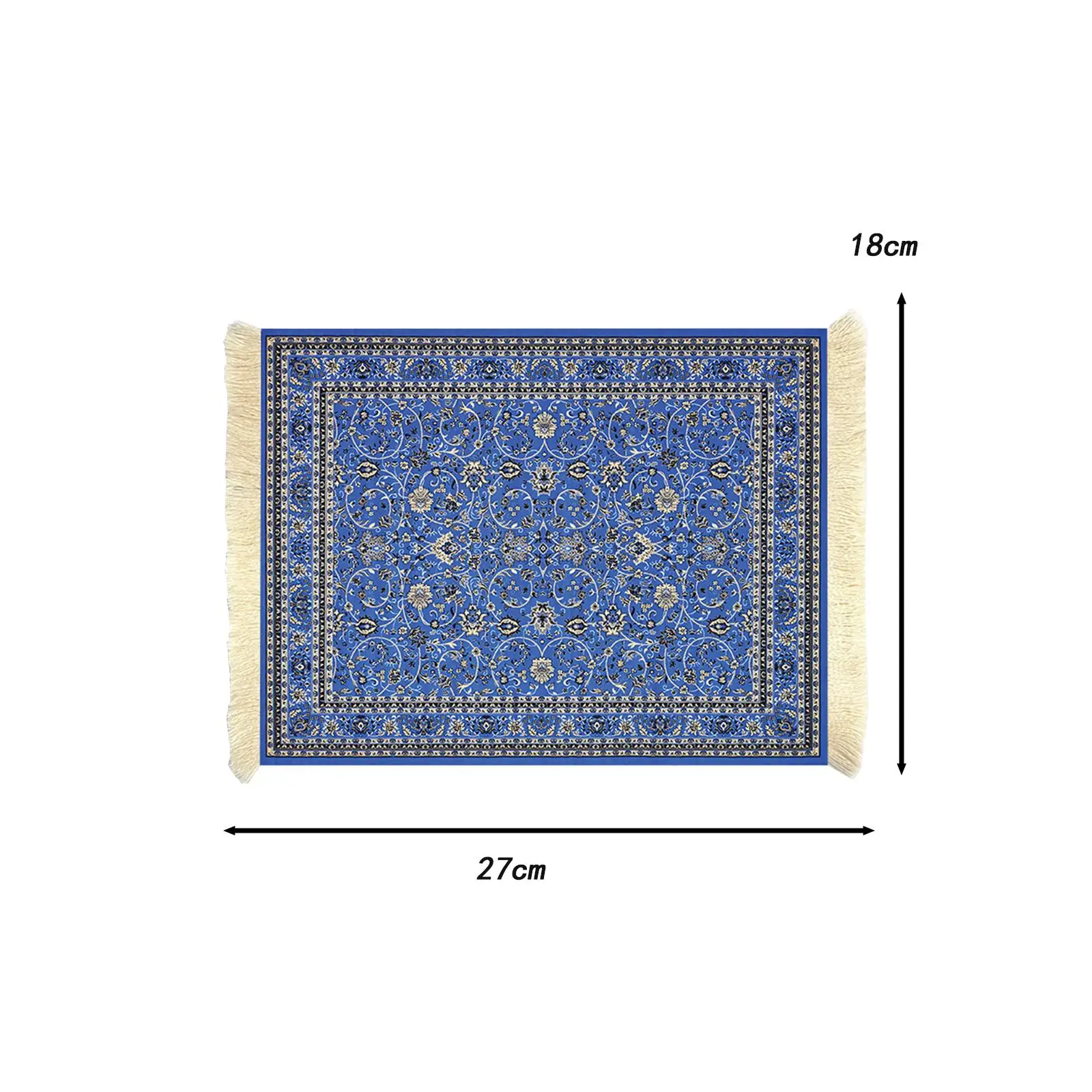 Mouse Pad with Anti Slip Rubber Base Persian Style Ergonomic Mousepad Carpet Mouse Mat for Office Home Laptop Computer Travel image 6