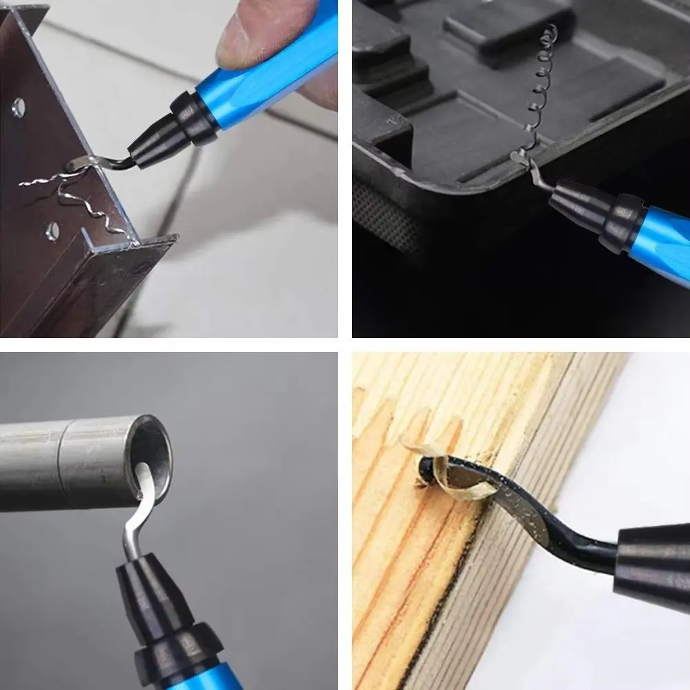 

Precision Cutting Metal Burr Cutter 360° Sturdy Deburring Tool Ergonomics Easy To Operate Rotary Deburr Tool Plastic Removal