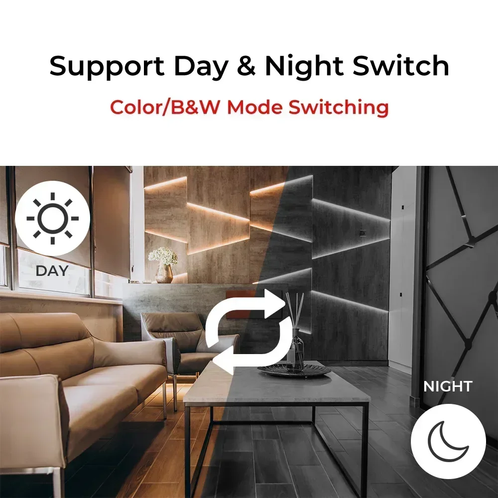 كاميرا مراقبة منزلية رصاصة ، كاميرا بو صغيرة ، رؤية ليلية ، P2P ، مسجل فيديو عالي الدقة بالكامل ، كاميرات IP Onvif ، 5 ميجابكسل ، #3