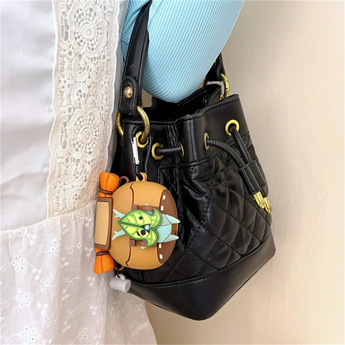 Für Samsung Galaxy Buds 3/Buds 3 pro (2024) Kopfhörerhülle, 3D-Kopfhörerhülle mit niedlichem Cartoon-Anime-Yahaha-Design, Silikon-Ohrhörerhülle mit Haken