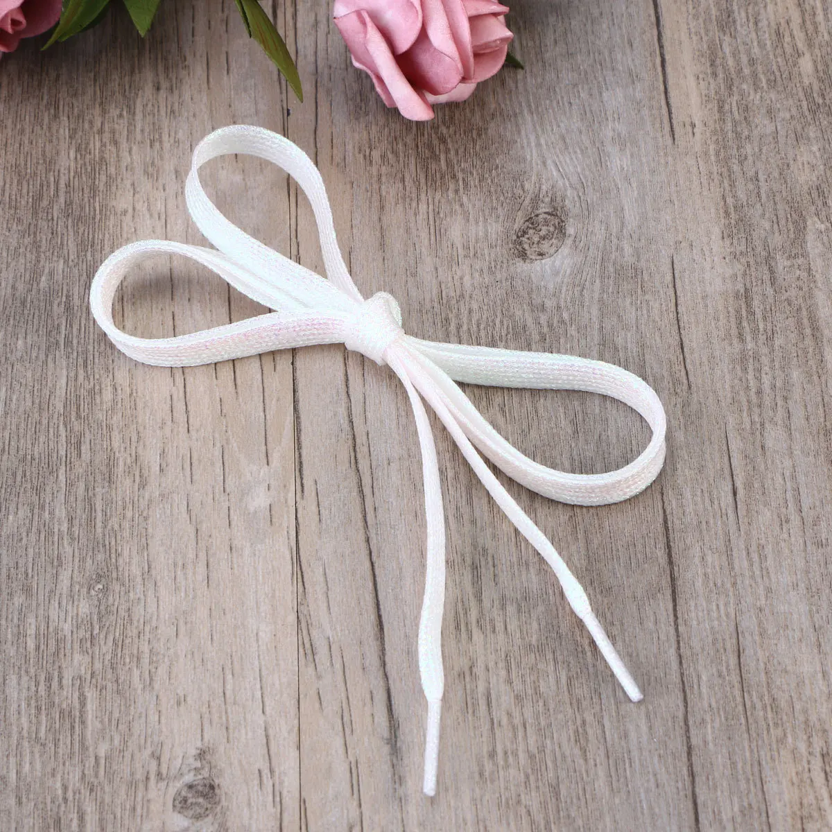 

Flat Glitter Shoelaces 1.1m Colored for Sneakers Sports Canvas Shoes White Must Have Gift Durable Design Glitter Shoe Laces