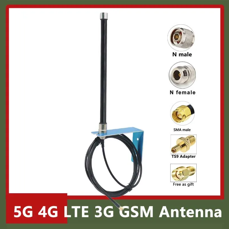 

TS9 SMA N Male FRP 5G 4G LTE 3G 600~6000Mhz Fiberglass Antennas Helium Hotspot Miner Amplifier Omni WIFI outdoor AP antenna