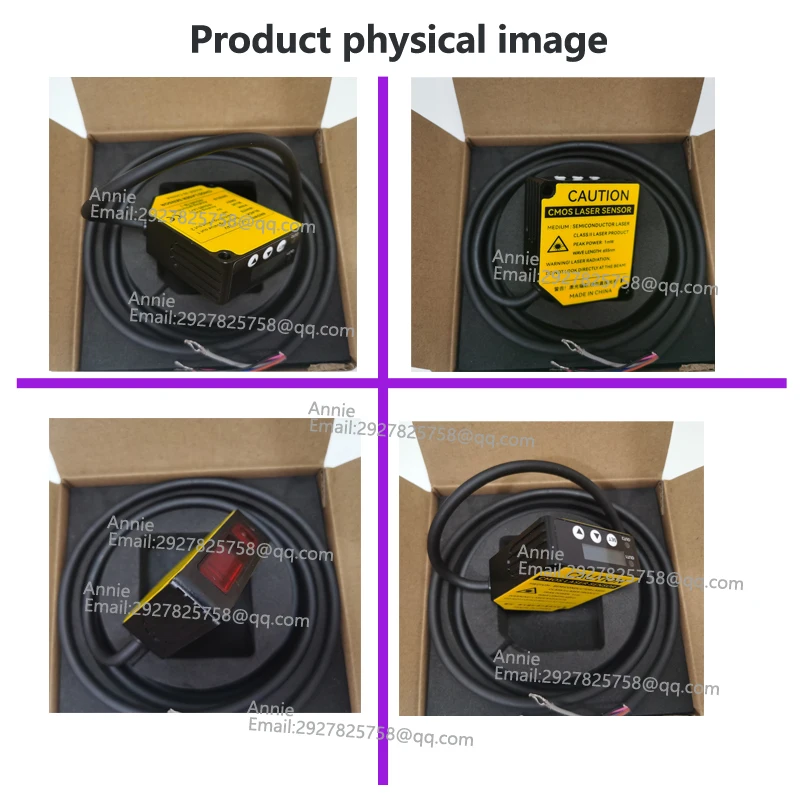 Irregular object measurement and positioning 50mm NPN CMOS Detect overlap of lead frames Laser displacement sensor