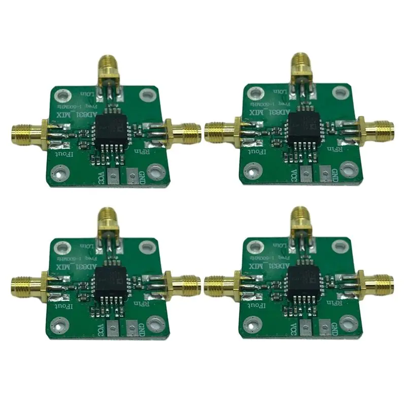 

A29F-4Pcs AD831 High Frequency Transducer RF Mixer Module 0.1-500Mhz Bandwidth RF Frequency Converter