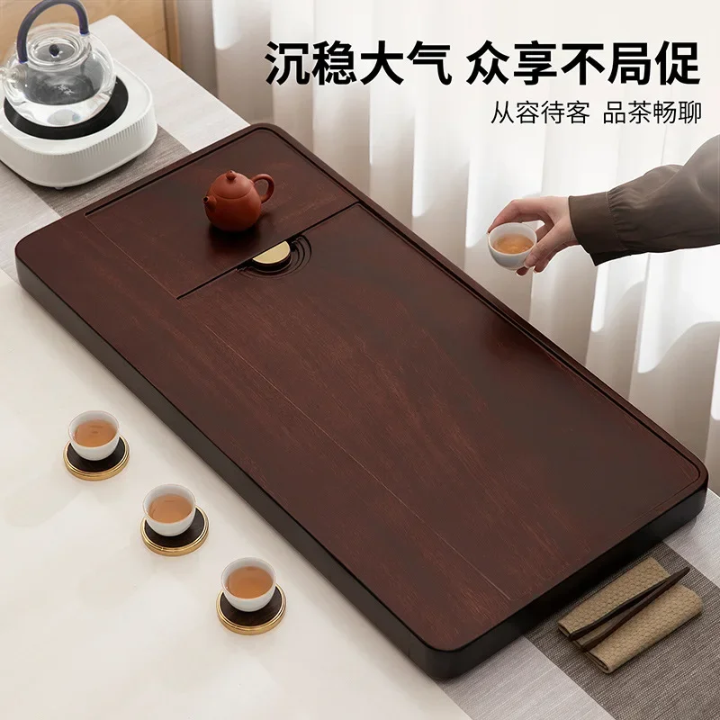 Walnut tea tray, home office kung fu tea set tea table