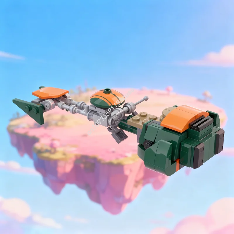 119-teiliges MOC Star Battle Ezra Bridger AvA Modellbausatz Architektur-Idee Kreative Bausteine Weihnachtsgeschenk Spielzeug Bildung für Kinder