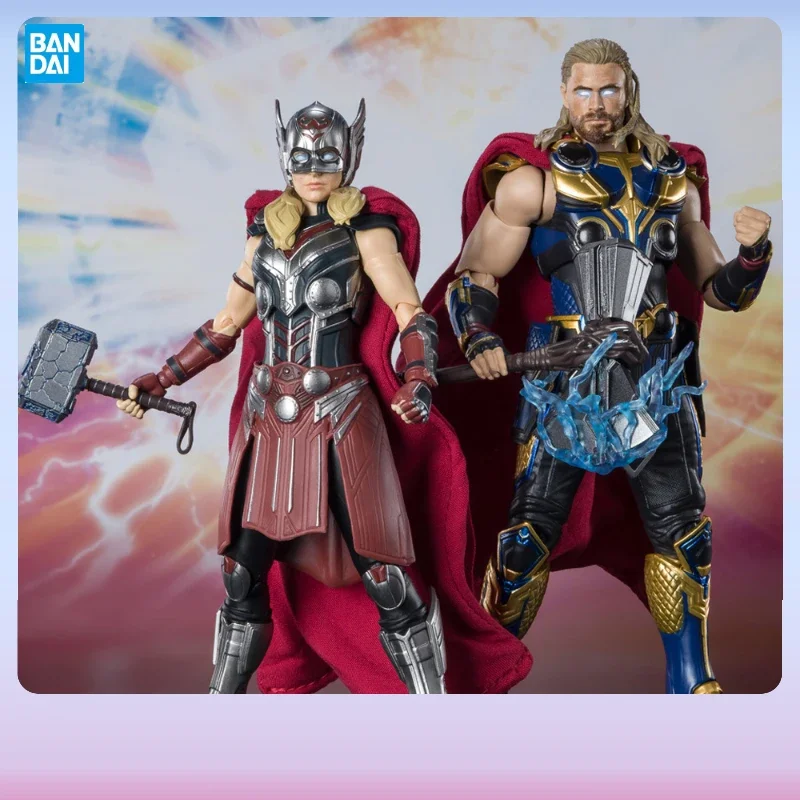 In Stock BB Original Bandai SHFiguarts Thor: Love and Thunder Jane Foster Thor Figure Anime Genuine Action Model Toy