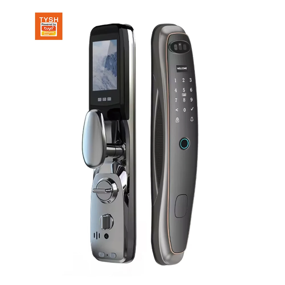 

STLF Zigbee Smart Digital Fingerprint Lock Automatic Biometric Lock Face Card Wifi Tuya App Combination Home Security Door Lock