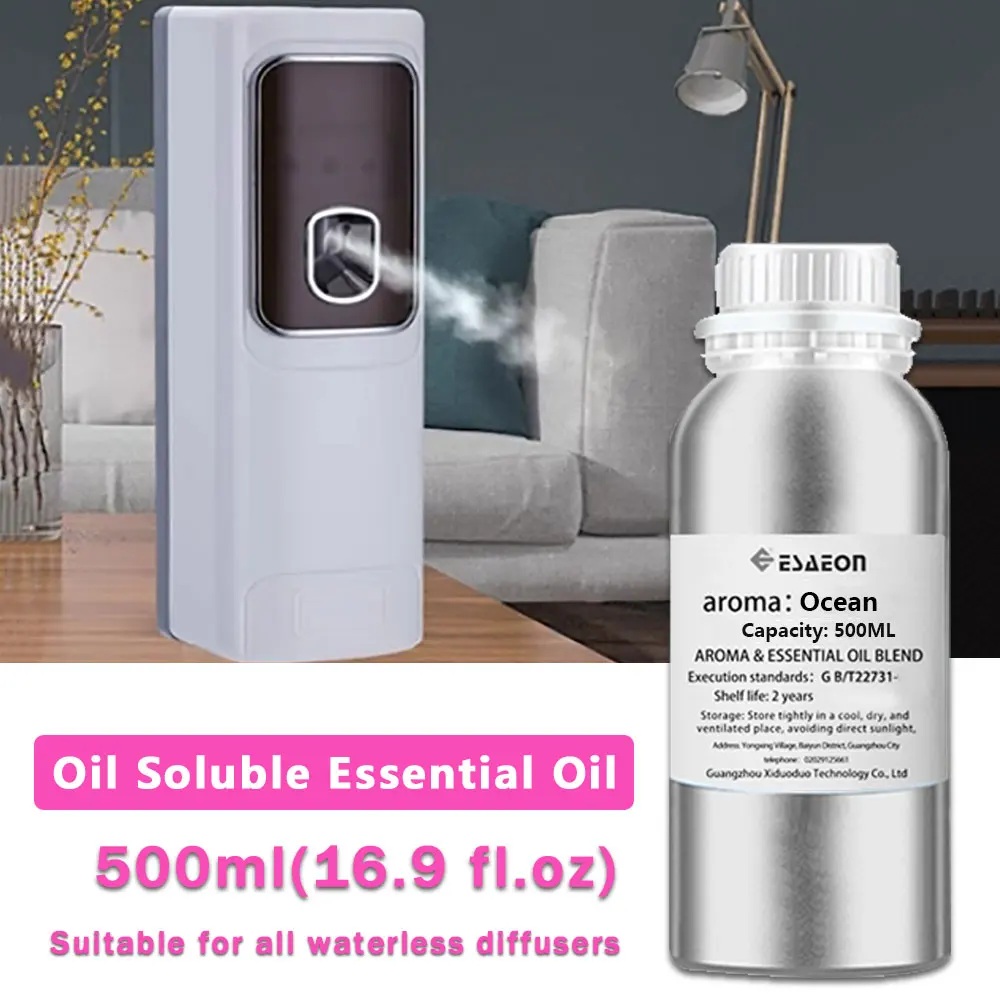ESAEON 500ml(16.9 fl.oz) Ocean/Pine Wood/Miss Coco Essential Oils - Diffuser Supplement Perfume Oil, For Aroma Fragrance Machine