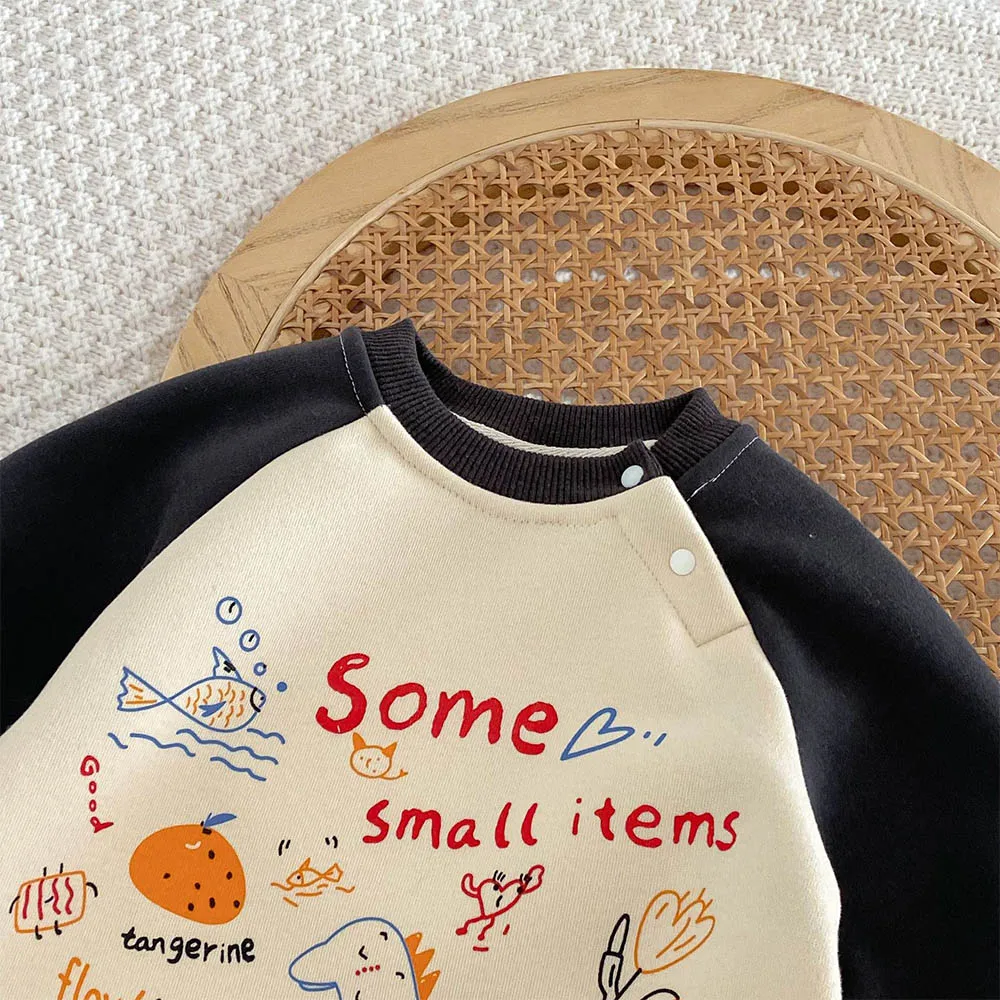 Baby Boy Halloween Clothes Baby Rompers Long Sleeve Patchwork Fleece Thicken Warm Winter Newborn Clothes Christmas Baby Onesies