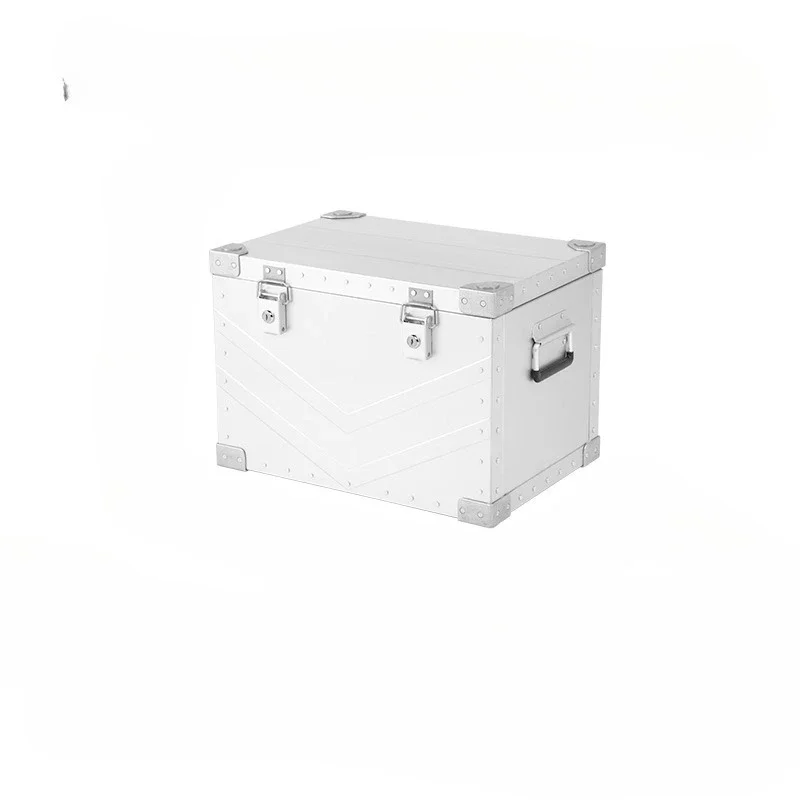 

Aluminum alloy incubator Outdoor camping fruit and vegetable beverage storage box Sturdy and lightweight 40L metal box with lock